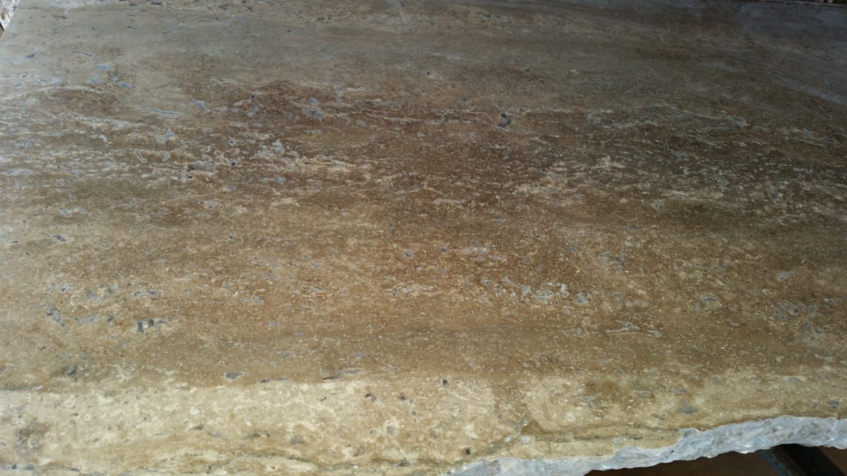 travertino noce stuccato trasparente
