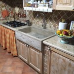 top cucina travertino