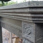 Rivestimento camino in peperino-1