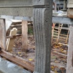 Rivestimento camino in peperino-2