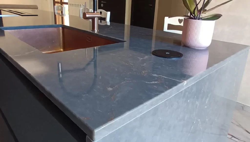 Top cucina OKITE Parisien Bleu